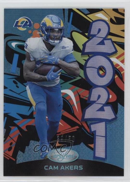 2021 Certified 2021 Mirror Teal 39/50 Cam Akers #2021-6 1o2