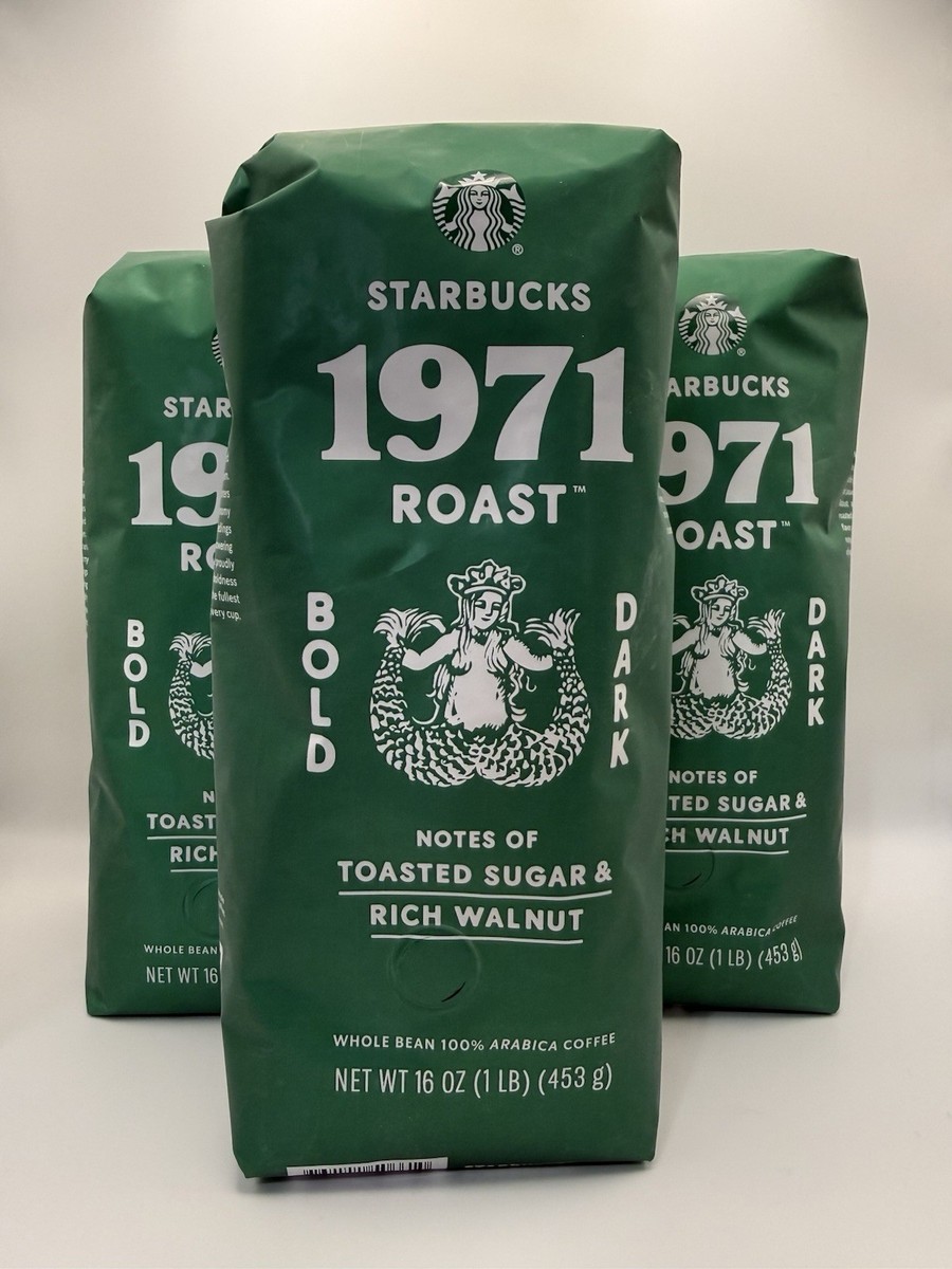 NEW Starbucks 1971 Roast 2026—Whole Bean Coffee—1lb LOT of 3 | eBay