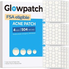 Pimple Patches for Face 504 Count , FSA Eligible Acne Patch Bulk, Zit Sticke...