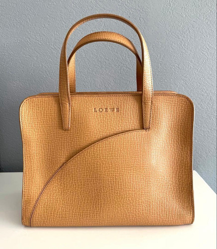LOEWE Homenaje a Gaudi Bag Vintage Beige Leather Handbag Limited Edition Rare
