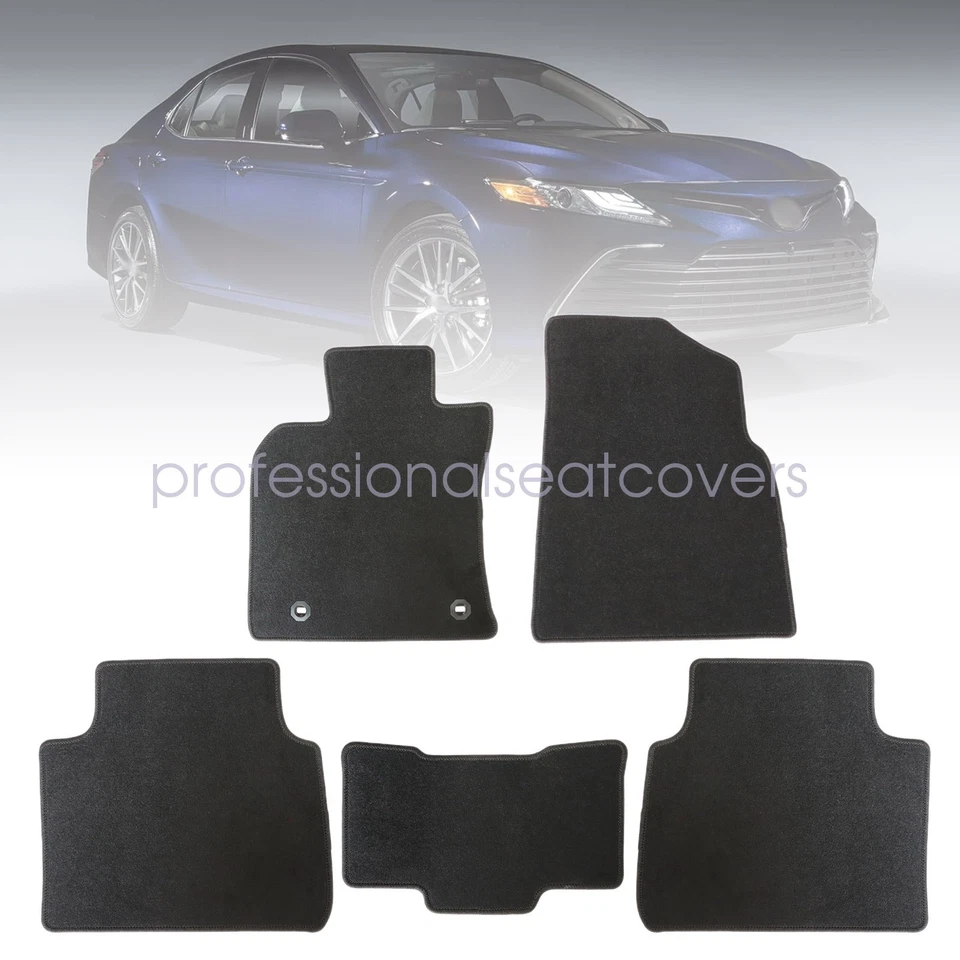 Alfombrillas delanteras traseras para Toyota Camry Velour 2018 2019 2020 2021 2022 2023 2024 Foto 2 de 4
