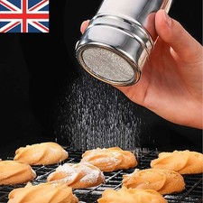Stainless Steel Powder Icing Sugar Cocoa Chocolate Flour Duster Sifter Shaker