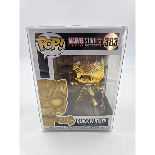 Funko Pop! Marvel Studios The First Ten Years Black Panther Gold 383