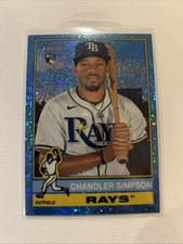 2025 Topps Heritage High Number - Chandler Simpson #519 Chrome Light Blue...