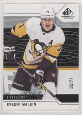 2018-19 Upper Deck SP Game Used 33/71 Evgeni Malkin #9 0zu
