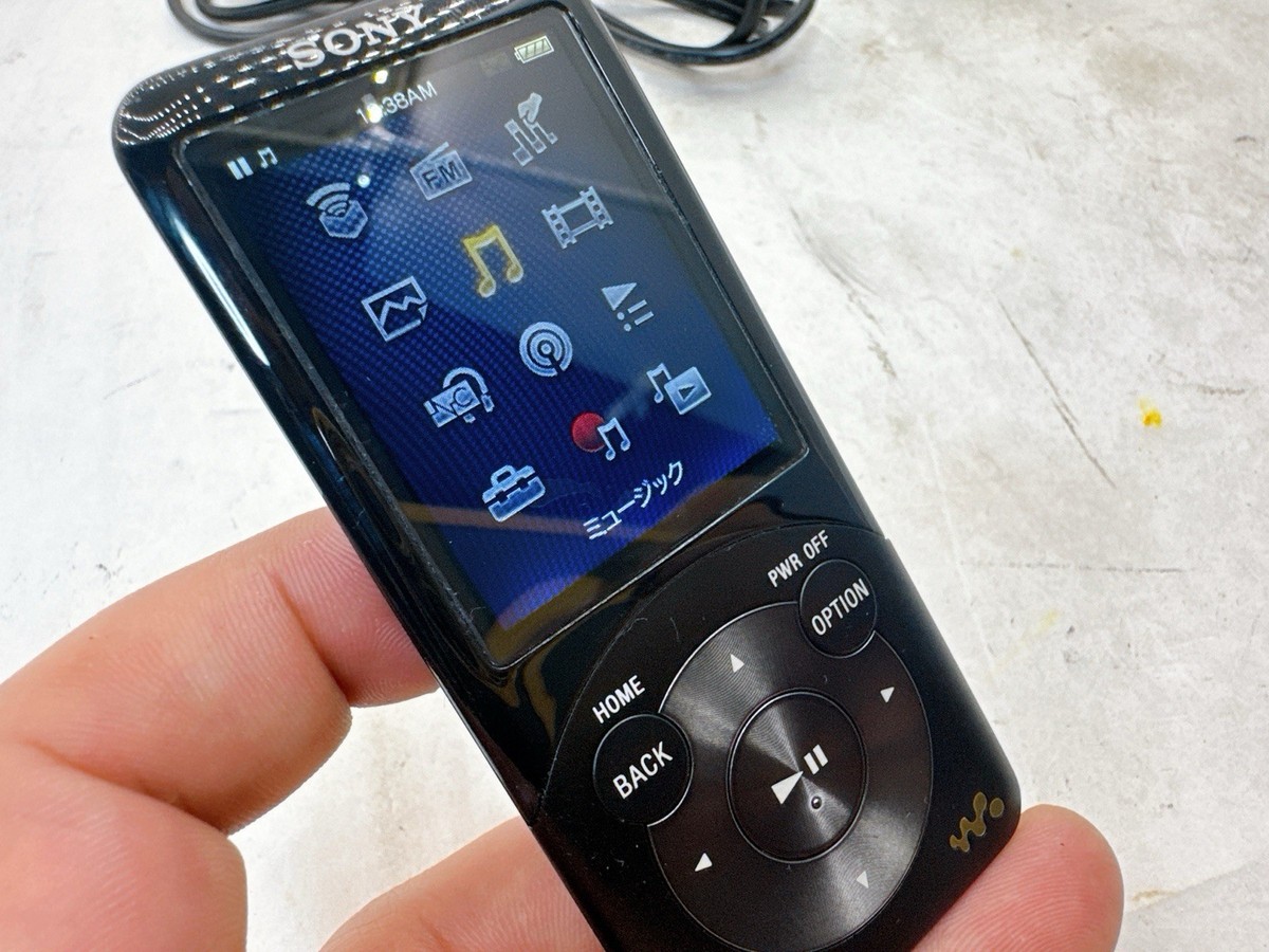 SONY Walkman NW-S754 Black 8GB Digital Music Player w/Speaker