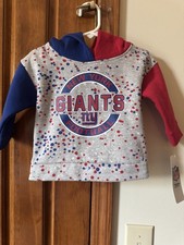 New York Giants Infant Hoodie NWT 18M Retail 30 Blue