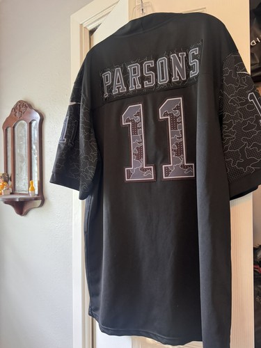 Nike Micah Parsons Black Dallas Cowboys RFLCTV Limited Jersey Mens Size XXL