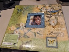 NEW K  Company Susan Winget 12" x 12" Butterfly Botanical Scrapbook Album