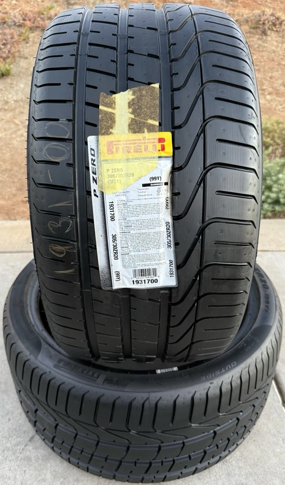 TWO BRAND NEW 305/30ZR20 (99Y) Pirelli P Zero MC1 McLaren MP4-12C & 650S Tires - Image 4 of 4