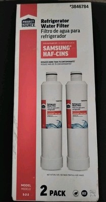 Project Source Refrigerator Water Filter - 2pk- Samsung HAF-CINS - 3846784 S-2-2