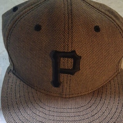 New Era Pittsburgh Pirates MLB Brown Black Baseball Cap 7 1/2 Fitted Hat