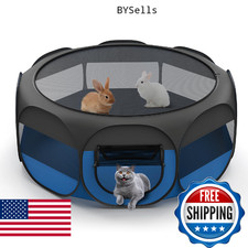 VavoPaw Small Animal Playpen, Chicken Brooder Box with Cover Top, Portable Outdo