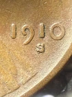 1910 S/S  LINCOLN CENT  FS-501 Repunched Mint Mark RPM-001
