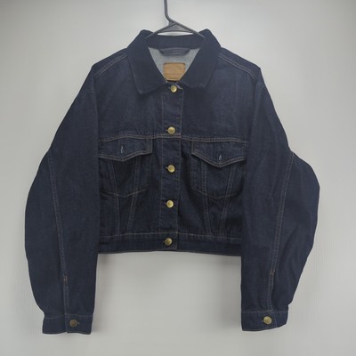 American Eagle Denim Jean Jacket Medium Wash Size Large - 0037
