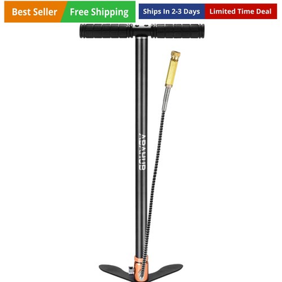 #ad High Pressure Hand Pump 3 Stage Air Gun Pump PCP Hand Pump with Pressure Ga... $88.01