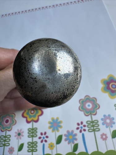 Vintage Silver Baby Toy Rattle Dumbbell Engraved “Michael” Sterling? Or Plated? - Picture 7 of 7