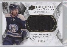 2015 Upper Deck Black Diamond Exquisite Material 4/15 Scott Hartnell #EM-SH 0c3