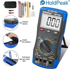 Digital Multimeter Automotive Engine Analyzer Ncv Dwell Tach Rpm Volt Temp Meter