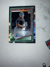 Slade Caldwell 2025 Donruss Optic Prospect Auto 06/25- Diamondbacks