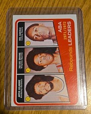 1972-73 Topps - League Leaders Julius Erving, Artis Gilmore, Mel Daniels  (RC)