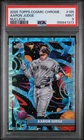 2025 Topps Cosmic Chrome Aaron Judge #185 Nucleus Refractor Yankees PSA 9