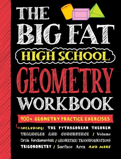 The Big Fat High School Geometry Workbook by Workman Publishing (Paperback Book)