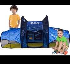 NEW Sunny Days Entertainment POP-UP BATCAVE Batman Play Tent House 74" x 35"