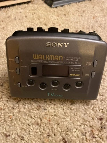 Sony Walkman Personal Radio Tape Cassette Player WM-FX435 Play Tested Working EX