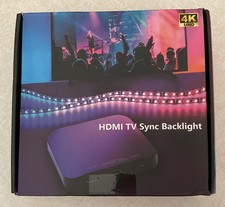 Smart TV Retroiluminación LED con 4 Caras HDMI2.0 4K60Hz Sincronización, Tira de Luces LED * NUEVO