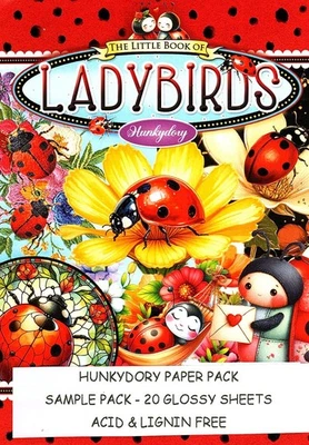LADYBIRDS Hunkydory Little Book Sample Pack LBK340 Cute Whimsical Pictures