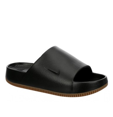 Size 7 Nike Calm Men's Slide Sandal - Black/Brown