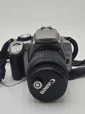 Canon EOS Digital Rebel XT 350D DSLR Camera 18-55mm Lens Bundle Case Cards...