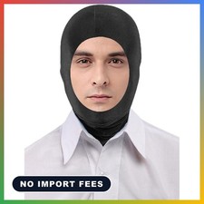 Unisex Spandex Zentai Hood Mask for Halloween Cosplay Costume Hood Open Face