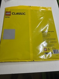 LEGO CLASSIC: GRAY BASEPLATE (10701) NEW SEALED PACKAGE 