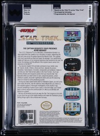 WILLIAM SHATNER SIGNED STAR TREK 25TH ANNIVERSARY NES NINTENDO WATA 9.6 A+ Seal