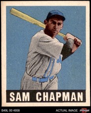 1948 Leaf #26 Sam Chapman Athletics 6.5 - EX/MT+