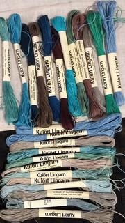 25x Vintage Nordiska Kulort Lingarn Linen Yarn Hardanger/Needlepoint