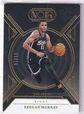 2024-25 Panini Noir NBA Basketball No. 113 Keegan Murray Gold 1/10