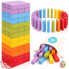 Pidoko Kids Wooden Blocks 49pc