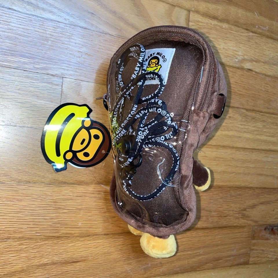 BAPE Baby Milo Shoulder Bag Mobile Crossbody A Bathing Ape New Plush Star - Image 3 of 3