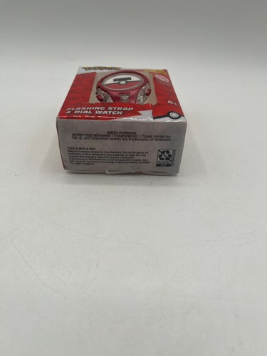 Pokemon Poke Ball Flashing Strap and Dial Boys Watch New opened - Picture 5 of 7