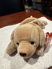 Beanie Baby Fetch The Dog 97/98 Several Tag Errors Ty Collectible Plush Toy