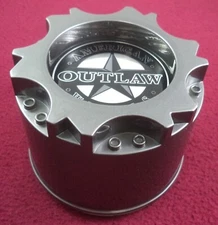 American Outlaw Wheels Gloss Gray Custom Wheel Center Cap # BC-894 (1) USED