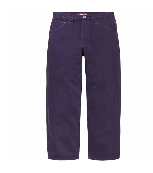 Supreme Baggy Jean Purple Denim FW24 Classic Logo Size 32 | eBay Supreme Baggy Jean Purple Denim FW24 Classic Logo Size 32 | eBay