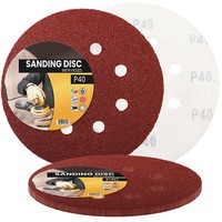 10X Schleifpapier 150Mm Klett P40 Schleifscheiben SchleifbläTter Schmirgelpapier