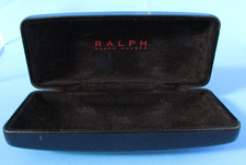 RALPH LAUREN Large Hard Shell Eyeglasses Sunglasses Case, Black