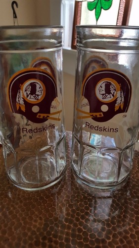 CASCO DE FÚTBOL de colección WASHINGTON Redskins tazas de cerveza 2 tazas - Imagen 3 de 4