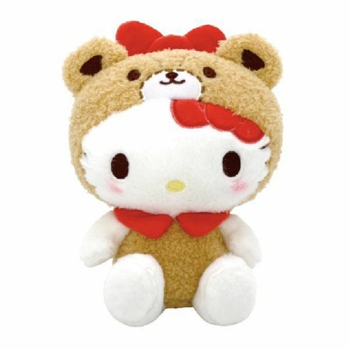 Sanrio Hello Kitty Plush Teddy Bear Costume New 7.4x5.5x4.3" Kawaii Cute !! - Picture 11 of 11