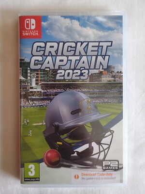Cricket Captain 2023 Nintendo Switch Code in Box NEU SEALED Fast & Free Porto